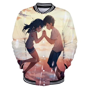 2019 New designs Weathering with you Baseball uniform men spring Casual Harajuku Baseball Jackets plus size for men streetwear
2019 New designs Weathering with you Baseball uniform men spring Casual Harajuku Baseball Jackets plus size for men streetwear