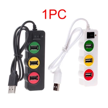 Splitter Portable Plug And Play Computer Accessory Traffic Light 4 Ports High Speed With Switch For PC Laptop USB Hub Stable
Splitter Portable Plug And Play Computer Accessory Traffic Light 4 Ports High Speed With Switch For PC Laptop USB Hub Stable