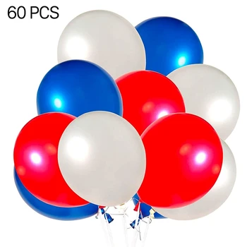 60 Pack Red White and Blue Balloons 12 Inch Latex Party Balloons Perfect Party Birthday Decoration for All Occasions
60 Pack Red White and Blue Balloons 12 Inch Latex Party Balloons Perfect Party Birthday Decoration for All Occasions