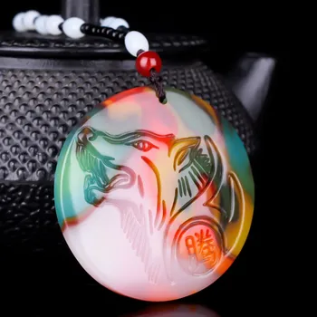 Natural Xinjiang Color Jade Stone Wolf head and Tiger Jade Pendant Jewelry Lucky Safety Auspicious Amulet Pendant Fine Jewelry
Natural Xinjiang Color Jade Stone Wolf head and Tiger Jade Pendant Jewelry Lucky Safety Auspicious Amulet Pendant Fine Jewelry