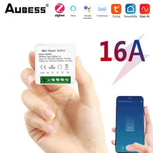 Tuya Zigbee 16A Smart Automation Switch Module Smart Home Smart Light Switch With Zigbee Gateway To Support Google Home Alexa
Tuya Zigbee 16A Smart Automation Switch Module Smart Home Smart Light Switch With Zigbee Gateway To Support Google Home Alexa