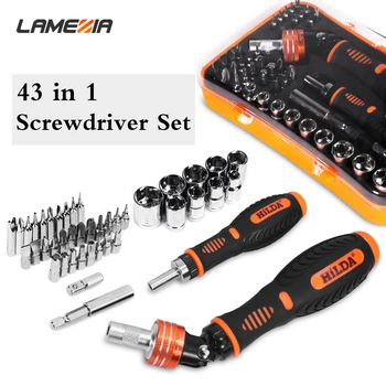 LAMEZIA Multifunctional Screwdrivers Set Phillips/Slotted Bits Multi-tool Combination Home Appliances Repair Hand Tools Kit
LAMEZIA Multifunctional Screwdrivers Set Phillips/Slotted Bits Multi-tool Combination Home Appliances Repair Hand Tools Kit