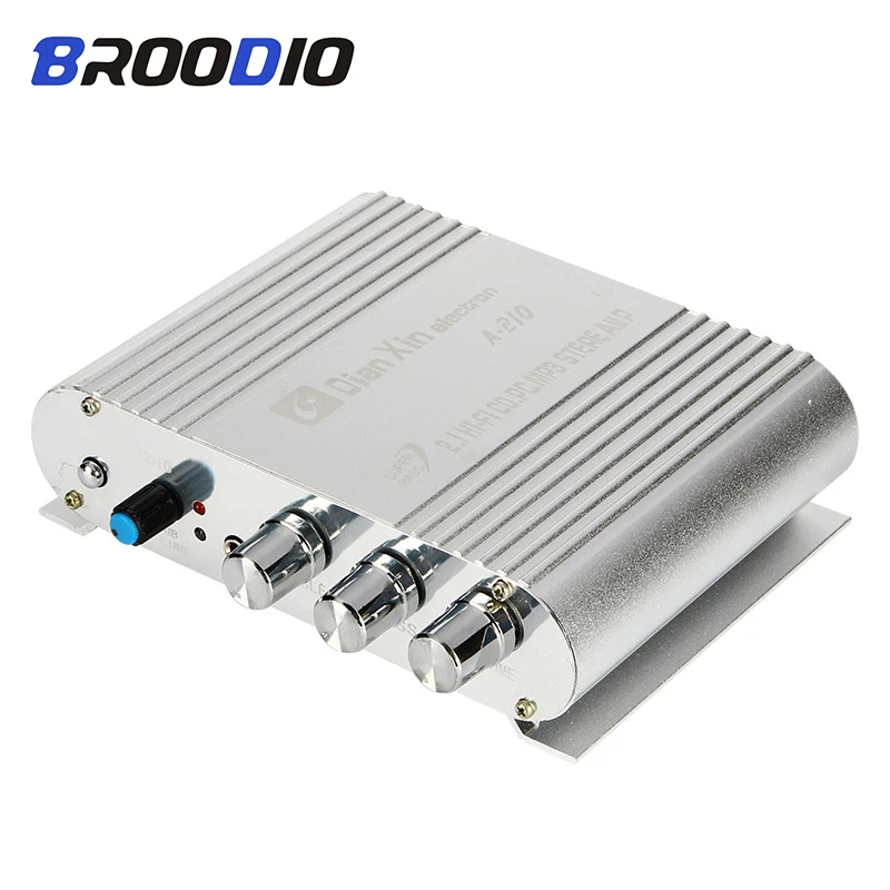 

HiFi Amplifier Board 2.1 Channel 40W*2+50W 3.5mm AUX Car Sound Subwoofer Amp DC12V-15V Audio Amplifiers Module For Home Speaker