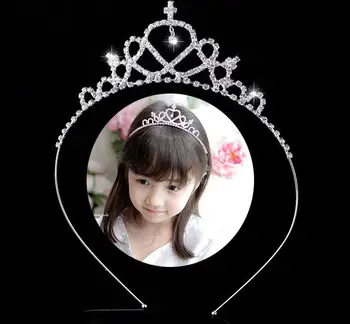 Children Wedding Party Silvery Rhinestone Crown Tiaras Accessories Girls Kids Blingbling Headbands Jewelry Gift Wholesale 
Children Wedding Party Silvery Rhinestone Crown Tiaras Accessories Girls Kids Blingbling Headbands Jewelry Gift Wholesale