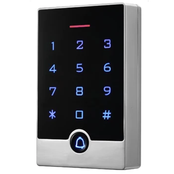 125Khz RFID Standalone Access Control Reader Keypad IP65 Waterproof Backlight Touch Keypad 2000 Users
125Khz RFID Standalone Access Control Reader Keypad IP65 Waterproof Backlight Touch Keypad 2000 Users