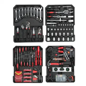 725Pcs Household Tool Set General Hand Tool Kit with Aluminum Toolbox Tool Parts Hammer Socket Wrench Screwdriver Tool HWC
725Pcs Household Tool Set General Hand Tool Kit with Aluminum Toolbox Tool Parts Hammer Socket Wrench Screwdriver Tool HWC