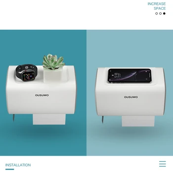 High quality Waterproof Wall Mount Toilet Paper Holder Shelf Toilet Paper Tray Roll Paper Tube Storage Box Creative Tray Tissue
High quality Waterproof Wall Mount Toilet Paper Holder Shelf Toilet Paper Tray Roll Paper Tube Storage Box Creative Tray Tissue