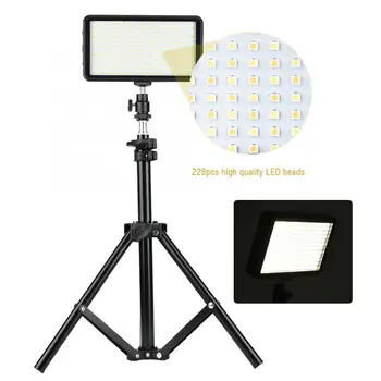 2PCS LED Video Light with Bracket 3200K-6000K Bi-Color Stepless Dimming CRI 85+ AC100-240V
2PCS LED Video Light with Bracket 3200K-6000K Bi-Color Stepless Dimming CRI 85+ AC100-240V