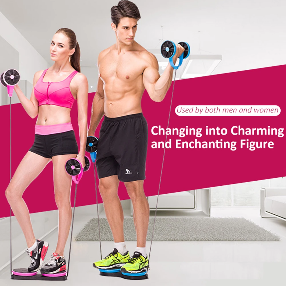 Wheel Ab Roller Double Muscle Trainer Wheel Abdominal Power resistance bands Gym Arm Waist Leg Training Fitness Exercise
Wheel Ab Roller Double Muscle Trainer Wheel Abdominal Power resistance bands Gym Arm Waist Leg Training Fitness Exercise