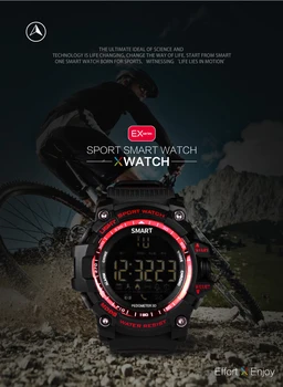NEW Bluetooth Clock EX16 Smart Watch Notification Remote Control Pedometer Sport Watch IP67 Waterproof Men's Wristwatch
NEW Bluetooth Clock EX16 Smart Watch Notification Remote Control Pedometer Sport Watch IP67 Waterproof Men's Wristwatch