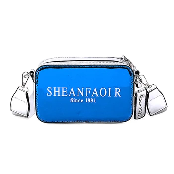 Women Crossbody Ribbon Wide Strap Messenger Bags Designer Mirror Laser Faux Leather Handbags Small Camera Shoulder Bag Lady
Women Crossbody Ribbon Wide Strap Messenger Bags Designer Mirror Laser Faux Leather Handbags Small Camera Shoulder Bag Lady