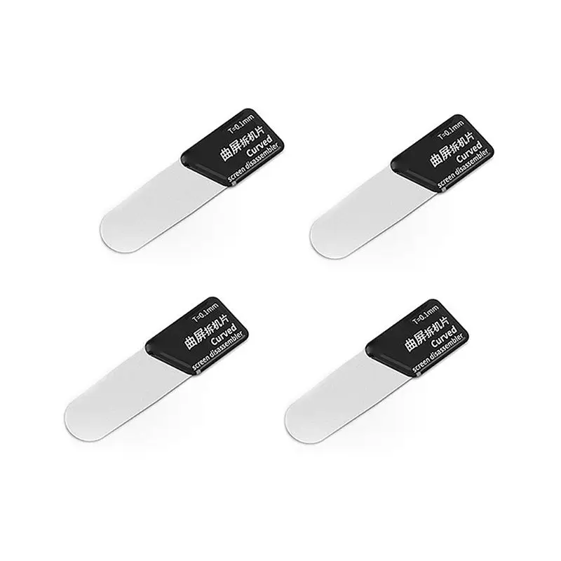 4 Pcs Ultra Thin Pry Spudger Mobile Phone Curved Screen Disassemble Card Screen Opening Tool
4 Pcs Ultra Thin Pry Spudger Mobile Phone Curved Screen Disassemble Card Screen Opening Tool