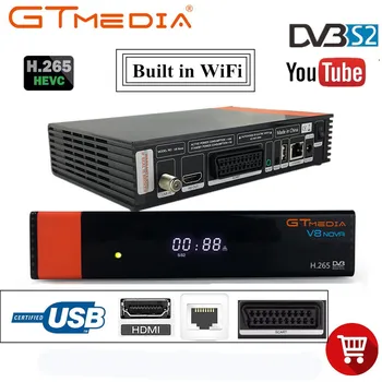 Original Gtmedia V8 Nova built-in WIFI power by freesat v8 super DVB-S2 Europe Cline for 3 Years TV Box Same as V9 Super
Original Gtmedia V8 Nova built-in WIFI power by freesat v8 super DVB-S2 Europe Cline for 3 Years TV Box Same as V9 Super