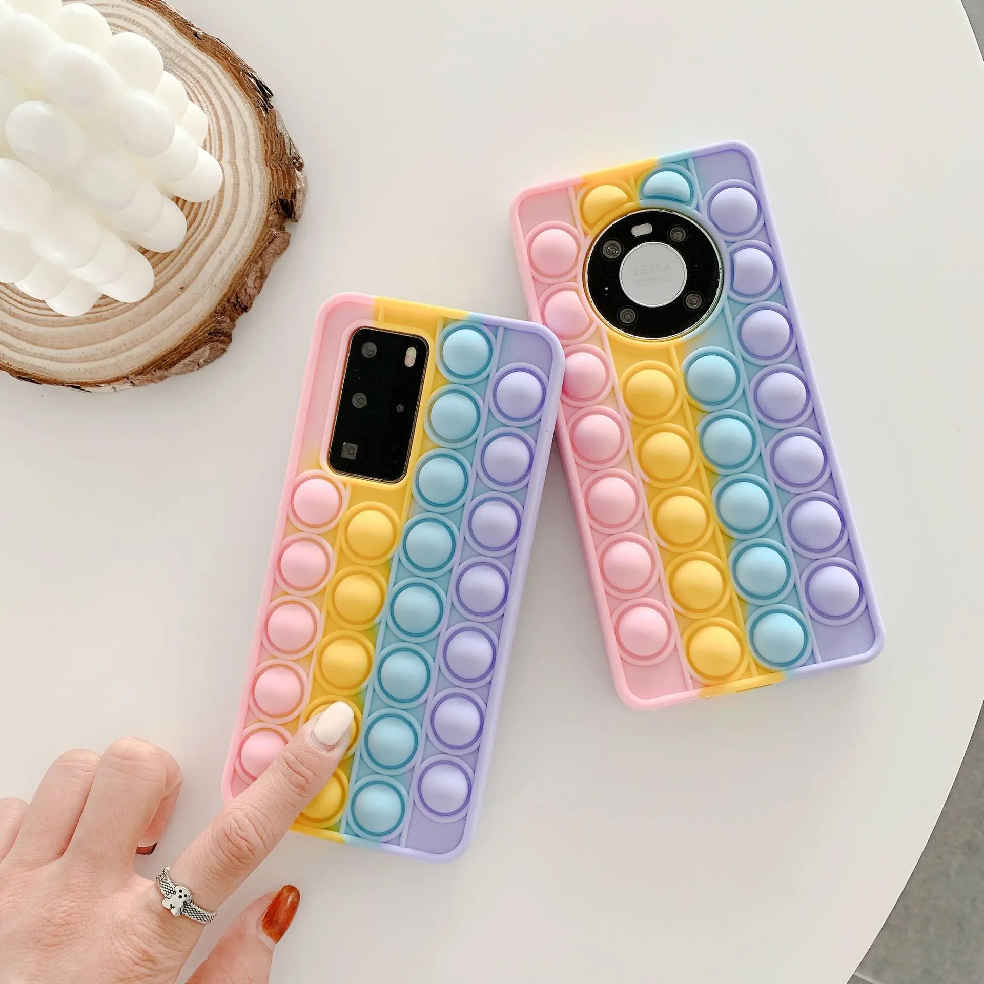 Пузырьковый антистресс для Huawei P40 Lite P30 Mate 40 Pro Nova 8 SE 7 6 5 Honor 10i 20i 8X 20 30 | Мобильные