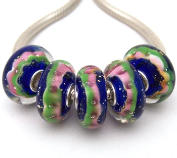 JGWGT 1269 5X 100% Authenticity S925 Sterling Silver Beads Murano Glass beads Fit European Charms Bracelet diy jewelry Lampwork
JGWGT 1269 5X 100% Authenticity S925 Sterling Silver Beads Murano Glass beads Fit European Charms Bracelet diy jewelry Lampwork