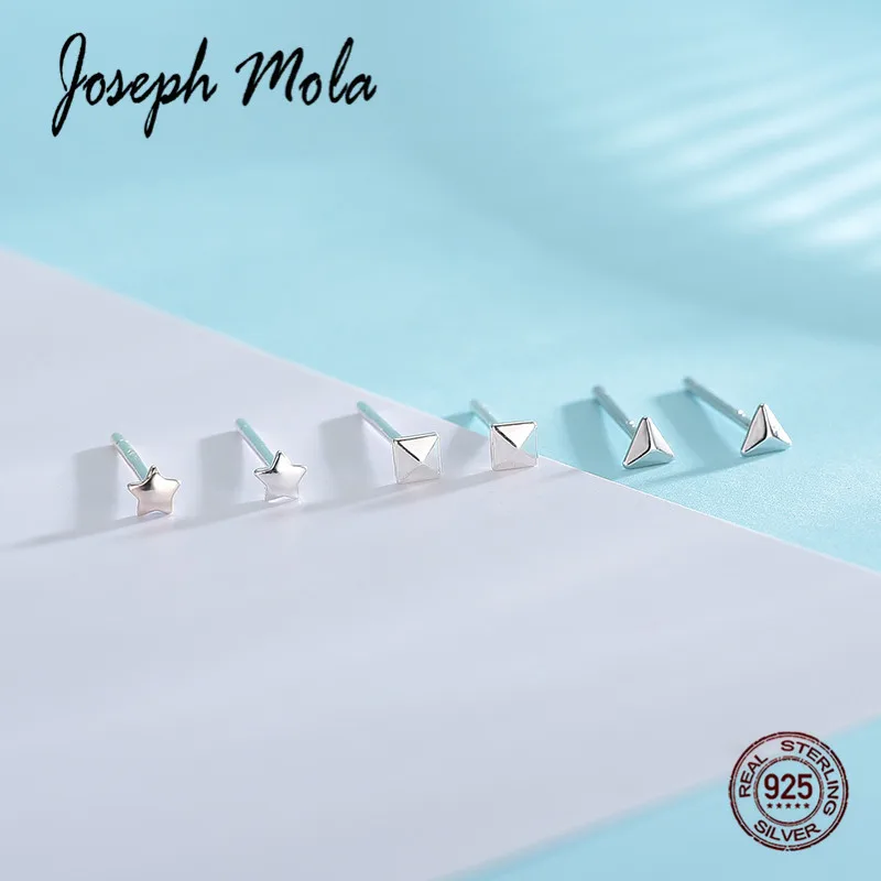 Joseph Mola 925 Sterling Silver Minimalist Small Smooth Triangle Star Square Geometric Stud Earrings For Women Men Kid Girls
Joseph Mola 925 Sterling Silver Minimalist Small Smooth Triangle Star Square Geometric Stud Earrings For Women Men Kid Girls