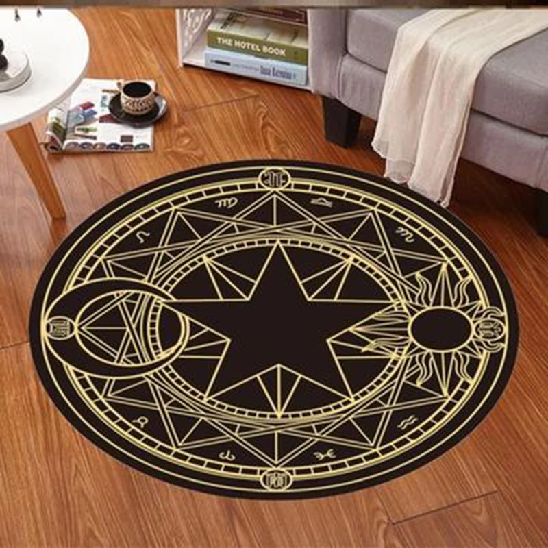 Cartoon carpet mat magic array carpet door mat non-slip plush creative handmade living room carpet bedroom carpet
Cartoon carpet mat magic array carpet door mat non-slip plush creative handmade living room carpet bedroom carpet