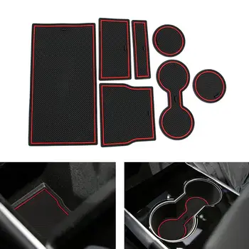 7Pcs/set For Tesla Model 3 2007~2019 Gate Slot Pad Door Groove Mat Car Interior Decorative Center Console Cup Holder Accessories
7Pcs/set For Tesla Model 3 2007~2019 Gate Slot Pad Door Groove Mat Car Interior Decorative Center Console Cup Holder Accessories
