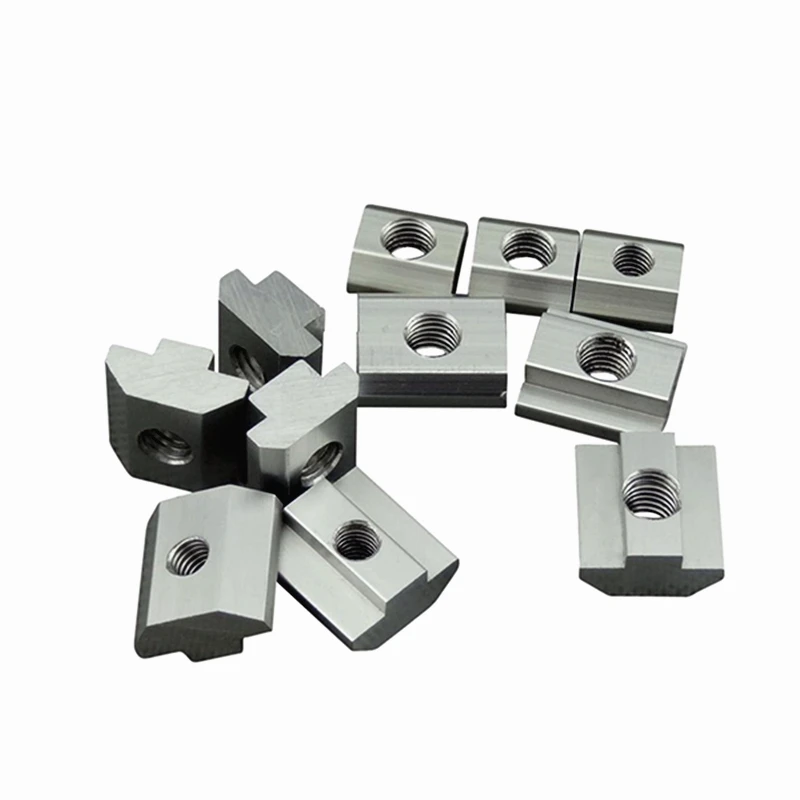 

T Block square nuts M3 M4 M5 M6 M8 Slot t nut Sliding hammer nut for 2020 3030 4040 Aluminum profile fasten nuts