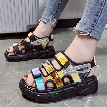 Lucyever Women Flat Sandals Open Toe Hook Loop Soft Jelly Sandals Female Casual Summer Flat Platform for Girl Beach Shoes Woman
Lucyever Women Flat Sandals Open Toe Hook Loop Soft Jelly Sandals Female Casual Summer Flat Platform for Girl Beach Shoes Woman