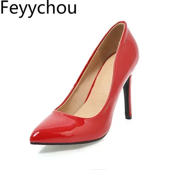 Women's Pumps Shoes Super High Heel Spring Autumn Slip-on Basic 2019 Sexy New Fashion Party Wedding Shoes Black Red White Yellow
Women's Pumps Shoes Super High Heel Spring Autumn Slip-on Basic 2019 Sexy New Fashion Party Wedding Shoes Black Red White Yellow