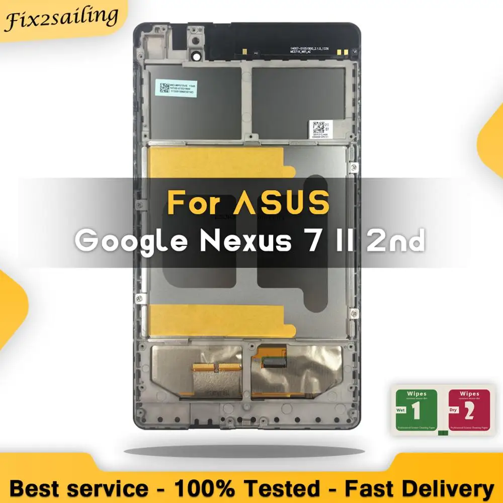 For ASUS Google Nexus 7 2nd 2013 FHD LCD Disaplay Touch Screen ME571 ME571K ME571KL Assembly Replacement with frame | Мобильные