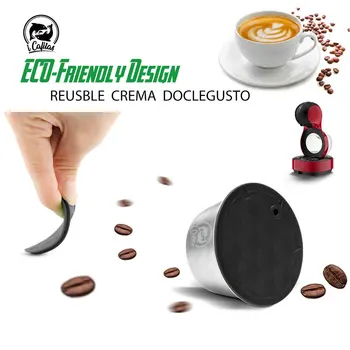 For Lumio Reusable Coffee Capsule Rich Crema Pod Refillable Coffee Filter for Nescafe Dolce Gusto Coffee Machine Espresso Cup
For Lumio Reusable Coffee Capsule Rich Crema Pod Refillable Coffee Filter for Nescafe Dolce Gusto Coffee Machine Espresso Cup