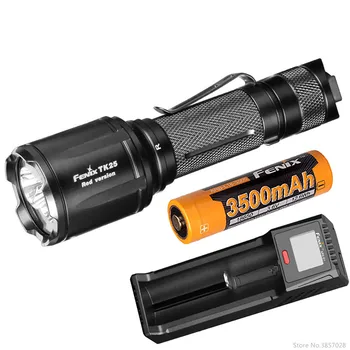 FENIX TK25 Red Flashlight TK25Red Version White Red Dual Lighting max 1000 lumen distance 225 meter Outdoor Hunting Torch
FENIX TK25 Red Flashlight TK25Red Version White Red Dual Lighting max 1000 lumen distance 225 meter Outdoor Hunting Torch