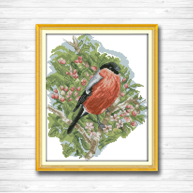 Bullfinch animal bird and flower Painting Counted Print on the canvas DMC 14CT 11CT Cross Stitch Needlework Kits Embroidery Sets
Bullfinch animal bird and flower Painting Counted Print on the canvas DMC 14CT 11CT Cross Stitch Needlework Kits Embroidery Sets