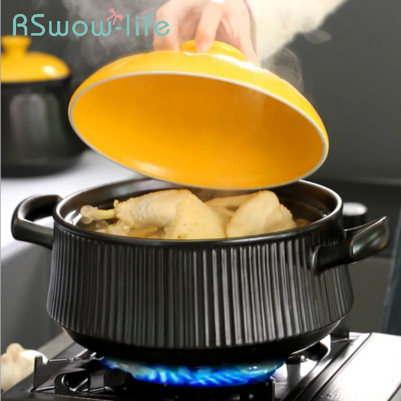 Household Gas Cooker Soup Stone Pot High Temperature Resistant Large Capacity Health Pot Ceramic Soup Pot For Kitchen Utensils
Household Gas Cooker Soup Stone Pot High Temperature Resistant Large Capacity Health Pot Ceramic Soup Pot For Kitchen Utensils