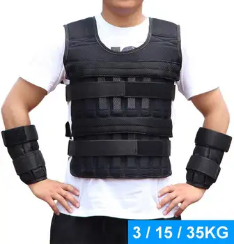 3/15/35 kg Loading Weighted Vest Jacket Load Weight Vest Exercise for Boxing Training Fitness Equipment for Running
3/15/35 kg Loading Weighted Vest Jacket Load Weight Vest Exercise for Boxing Training Fitness Equipment for Running