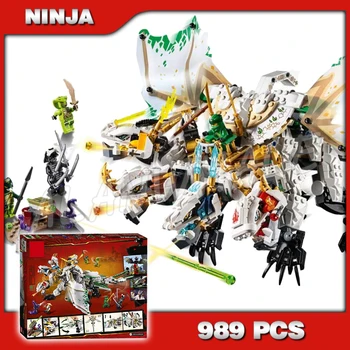 989pcs Ninja Ultra 4 Elemental Shooting Heads Great Dragon Battle Model Building Blocks Toys Bricks Compatible with Lago
989pcs Ninja Ultra 4 Elemental Shooting Heads Great Dragon Battle Model Building Blocks Toys Bricks Compatible with Lago