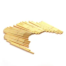 Test Board Electronic Instrument Tool Voltage Test Probe Spring Total Length About 24.5mm Brass Gold Plated For PA160-J1 
Test Board Electronic Instrument Tool Voltage Test Probe Spring Total Length About 24.5mm Brass Gold Plated For PA160-J1
