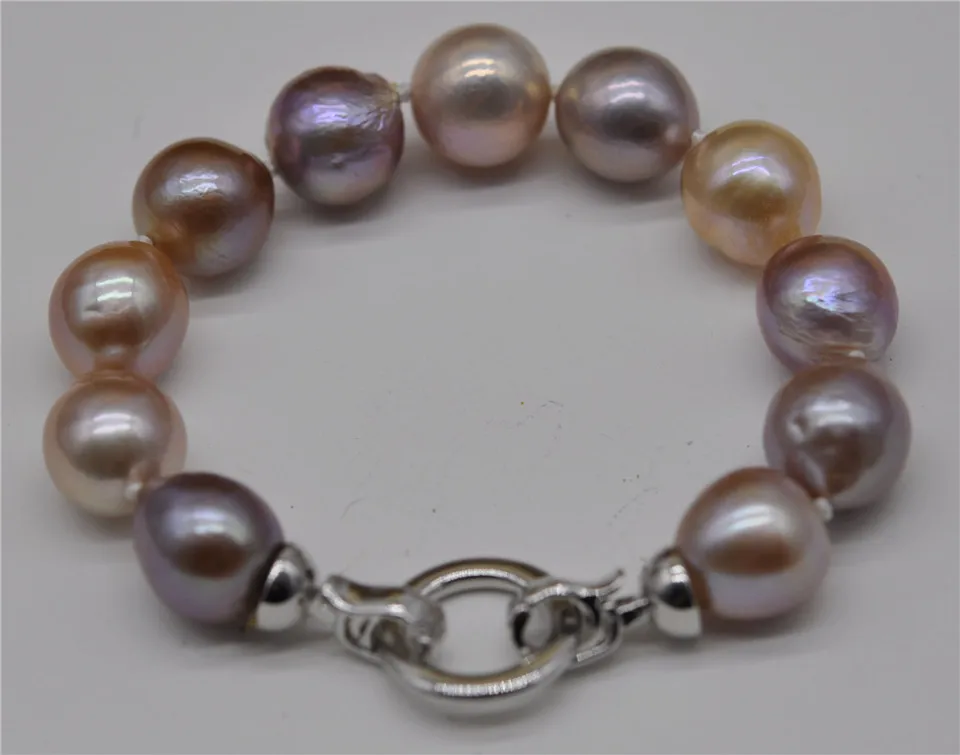 HABITOO Natural Rare Multicolor 12-14mm Kasumi Pearl Bracelet Bangle Jewelry Bracelets for Women Gift
HABITOO Natural Rare Multicolor 12-14mm Kasumi Pearl Bracelet Bangle Jewelry Bracelets for Women Gift