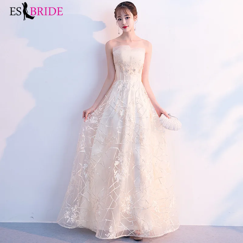 Sexy Evening Dresses Sequined A-Line strapless Champagne Long Formal Dresses 2019 Robe De Soiree Paillette
Sexy Evening Dresses Sequined A-Line strapless Champagne Long Formal Dresses 2019 Robe De Soiree Paillette