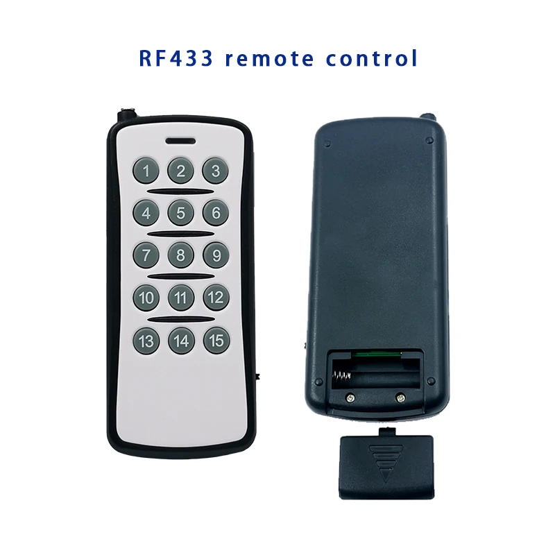 RF433 wireless remote control uses a distance of 1000m paired with RF touch switches to work together
RF433 wireless remote control uses a distance of 1000m paired with RF touch switches to work together