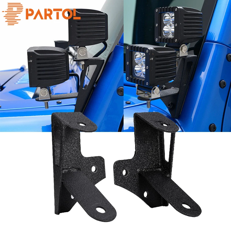A-Pillar Mounting Brackets Double-deck LED Working Light Brackets For Jeep Wrangler JK 2007 2008 2009 2010 2011 2012 2013-2017
A-Pillar Mounting Brackets Double-deck LED Working Light Brackets For Jeep Wrangler JK 2007 2008 2009 2010 2011 2012 2013-2017