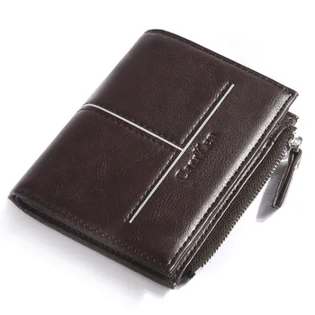 Business Men Wallet Brand Wallet Double Zipper&Hasp Design Small Wallet Male High Quality Short Card Holder Coin Purse Carteira
Business Men Wallet Brand Wallet Double Zipper&Hasp Design Small Wallet Male High Quality Short Card Holder Coin Purse Carteira