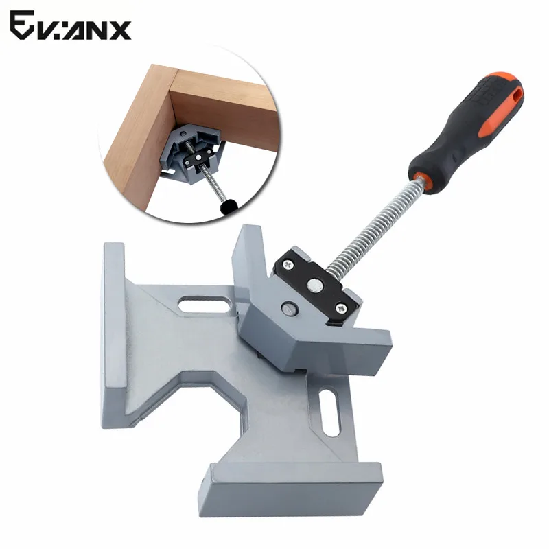 90 Degree Corner Clamp Aluminum Woodworking Clamps Right Angle Adjustable Framing Tools
90 Degree Corner Clamp Aluminum Woodworking Clamps Right Angle Adjustable Framing Tools