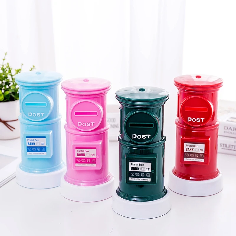 Postbox Shaped Piggy Banks Cute Money Box for Kids Children Banking Toys Kids Gifts Desk Ornaments Home Decor Coin Saving Box
Postbox Shaped Piggy Banks Cute Money Box for Kids Children Banking Toys Kids Gifts Desk Ornaments Home Decor Coin Saving Box