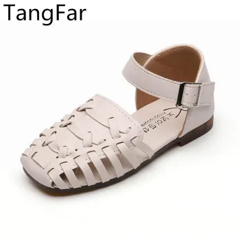 Girls Leather Hollow Out Sandals Fashion Closed Toe Children Beach Sandal Breathable Light Kids Flat Heel Shoes
Girls Leather Hollow Out Sandals Fashion Closed Toe Children Beach Sandal Breathable Light Kids Flat Heel Shoes