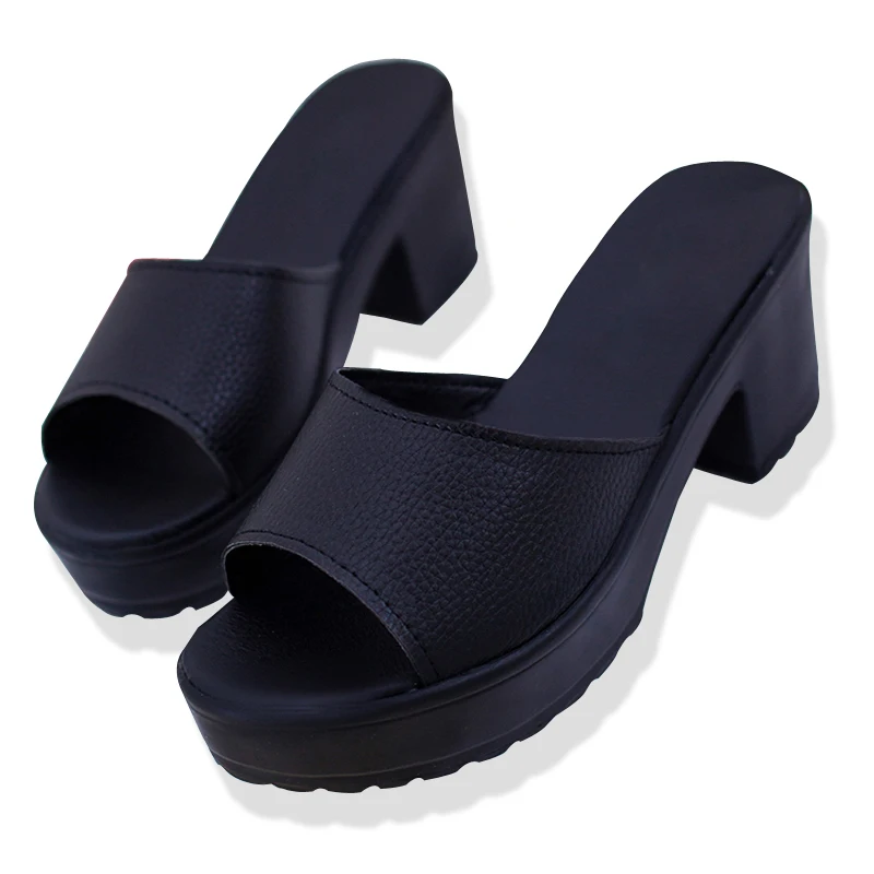 Summer Shoes Fashion Shoes Women High Heel Slippers Leather Soft Platform Sandals Ladies Wedges Sandals Woman Flip Flops X116
Summer Shoes Fashion Shoes Women High Heel Slippers Leather Soft Platform Sandals Ladies Wedges Sandals Woman Flip Flops X116