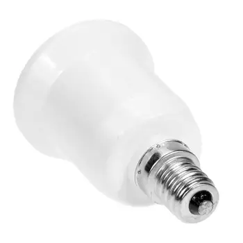 Dropshipping E14 To E27 Adapter white Conversion Socket CFL light bulb lamp adapter Socket Light Bulb Adapter Lamp Holder new
Dropshipping E14 To E27 Adapter white Conversion Socket CFL light bulb lamp adapter Socket Light Bulb Adapter Lamp Holder new