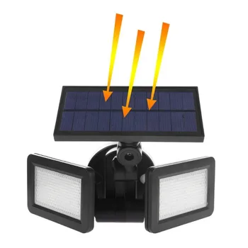 48LED Dual Head Solar Light Radar Sensor Spotlight Waterproof Outdoor Garden Yard Super Bright Solar Wall Lamp Adjustable Angle
48LED Dual Head Solar Light Radar Sensor Spotlight Waterproof Outdoor Garden Yard Super Bright Solar Wall Lamp Adjustable Angle