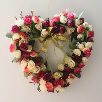 Christmas Silk Flower Artificial Wreaths Door Wall Decorative Artificial Flowers Garland Home Party Christmas Wedding Decoration
Christmas Silk Flower Artificial Wreaths Door Wall Decorative Artificial Flowers Garland Home Party Christmas Wedding Decoration