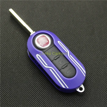 PINECONE for FIAT 500 PANDA PUNTO BRAVO Car Key Case 3 Buttons Uncut Brass Blade Remote Key Purple ABS Shell 1PC
PINECONE for FIAT 500 PANDA PUNTO BRAVO Car Key Case 3 Buttons Uncut Brass Blade Remote Key Purple ABS Shell 1PC