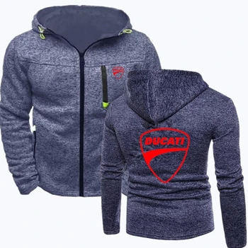 2020 The New Ducati Car LOGO Casual Hoodies Thicken Personality Zipper Solid Color Sweatshirts England Style Coat Fast delivery
2020 The New Ducati Car LOGO Casual Hoodies Thicken Personality Zipper Solid Color Sweatshirts England Style Coat Fast delivery