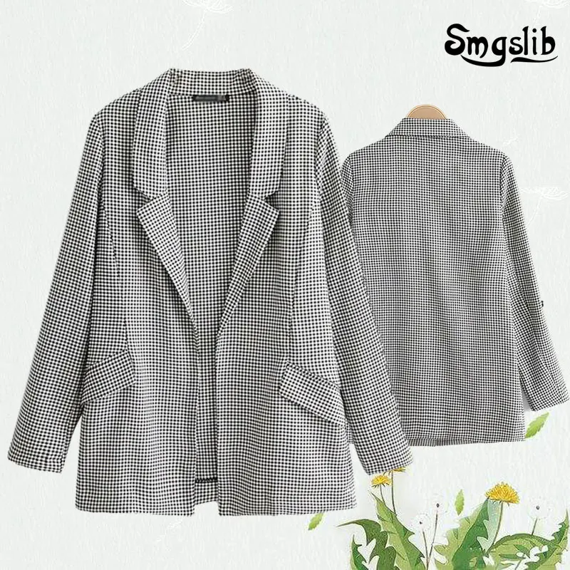 Vintage women tweed plaid basic jacket 2019 fashion elegant ladies long sleeve pockets suit coats female feminine chic outwear
Vintage women tweed plaid basic jacket 2019 fashion elegant ladies long sleeve pockets suit coats female feminine chic outwear