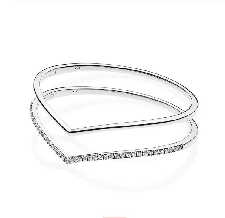 100% 925 Sterling Silver Bracelet Wish With Crystal Bracelet Is Most Popular With Ladies
100% 925 Sterling Silver Bracelet Wish With Crystal Bracelet Is Most Popular With Ladies