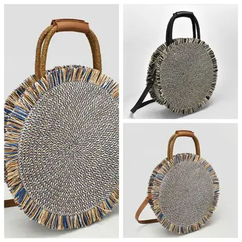 Women Girls Rattan Round Crossbody Bag Handbag Casual Shoulder Bag Tote Purse Fashion Lady Travel Multifunction Open Crossbody
Women Girls Rattan Round Crossbody Bag Handbag Casual Shoulder Bag Tote Purse Fashion Lady Travel Multifunction Open Crossbody